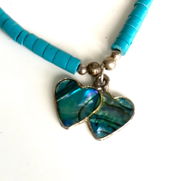 Vintage Southwestern Style Turquoise Jewelry 10 Piece Lot - Picture 13 of 16